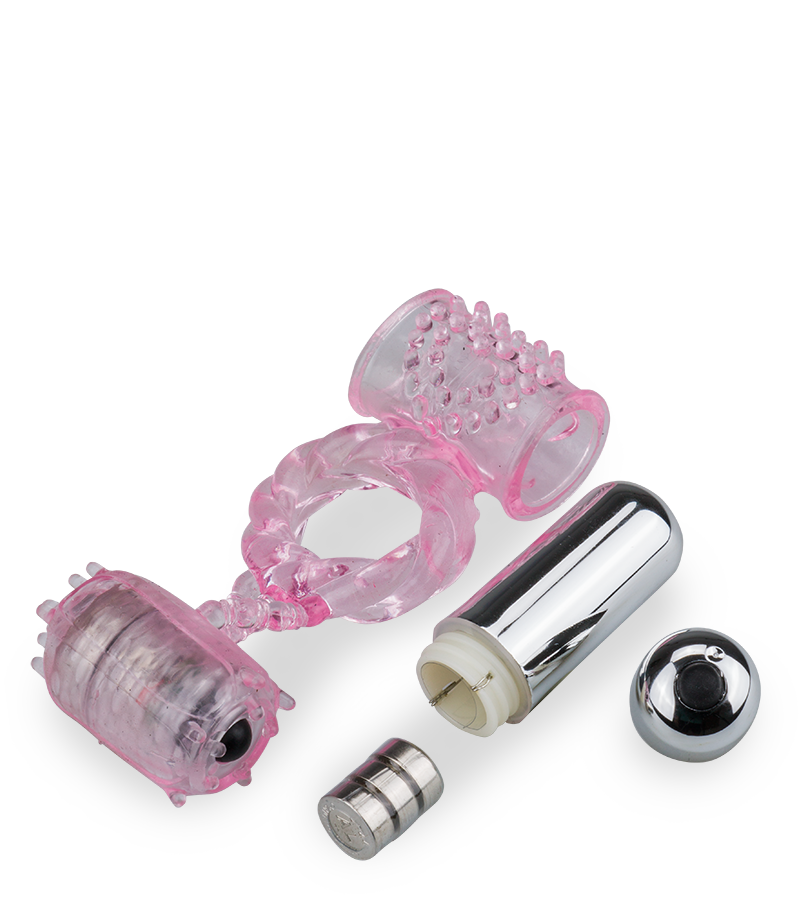 Anneau vibrant double stimulation