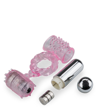 Charger l&#39;image dans la galerie, Anneau vibrant double stimulation