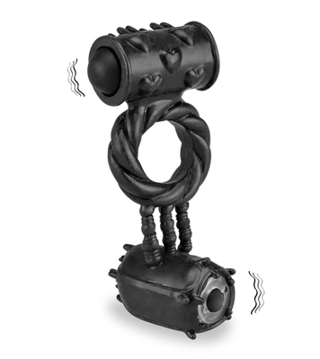 Anneau vibrant double stimulation