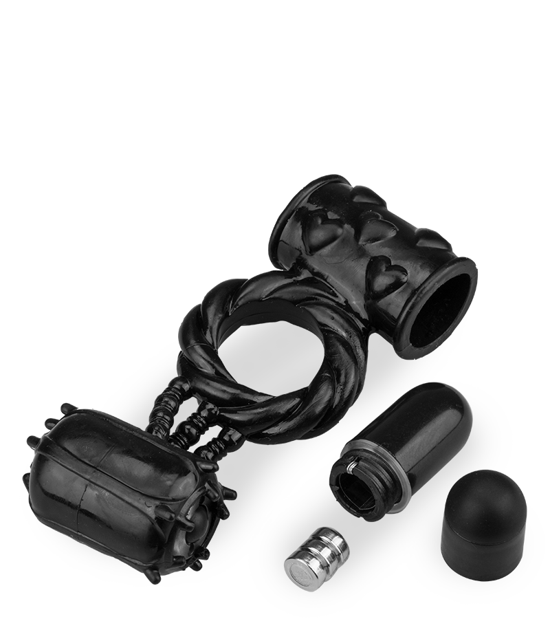 Anneau vibrant double stimulation