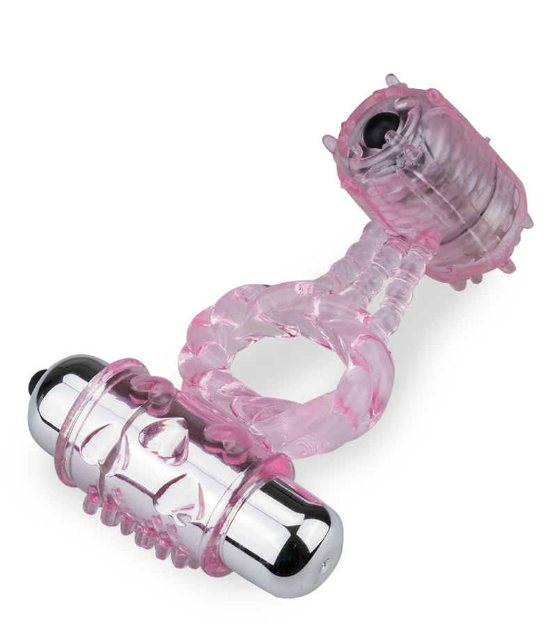 Anneau vibrant double stimulation