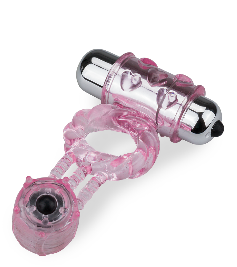 Anneau vibrant double stimulation