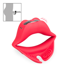Charger l&#39;image dans la galerie, Anneau vibrant masseur de testicules Red Lips