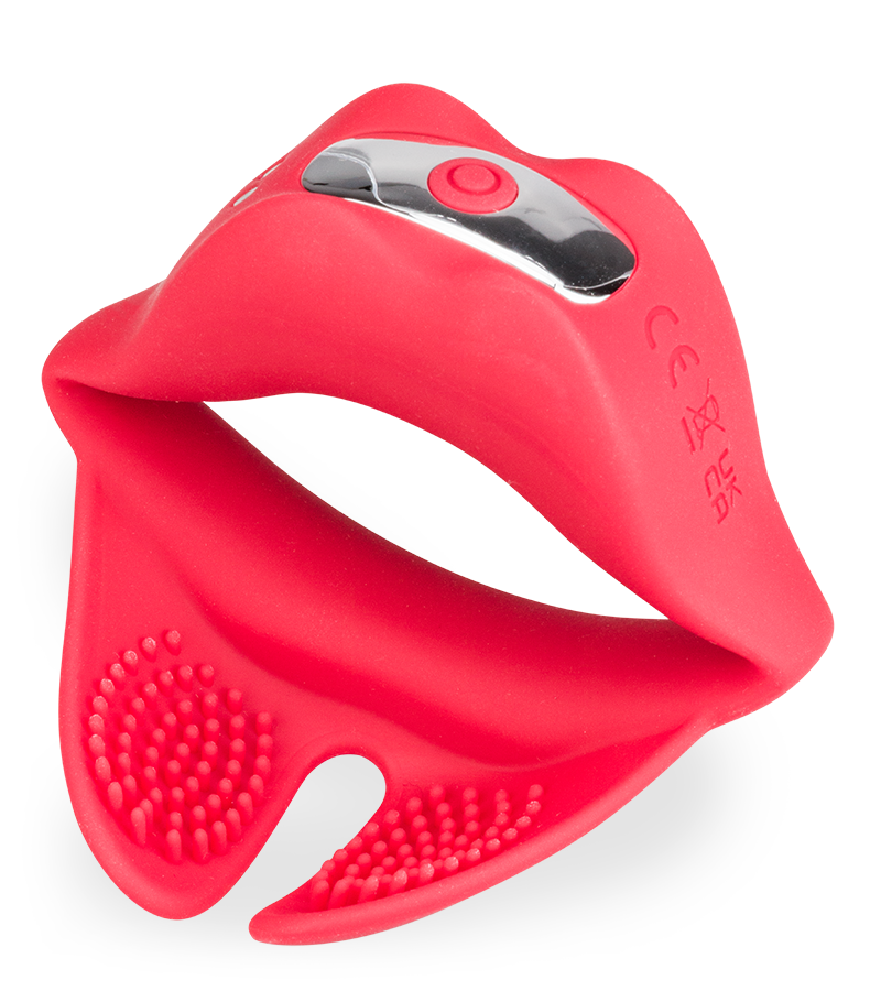 Anneau vibrant masseur de testicules Red Lips