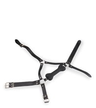 Charger l&#39;image dans la galerie, Bâillon harnais avec os en silicone 12,3cm Puppy Play
