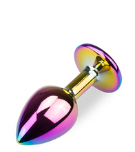 Charger l&#39;image dans la galerie, Bijou anal rosebud arc en ciel