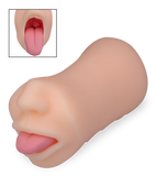 Bouche suceuse langue tirée Angie