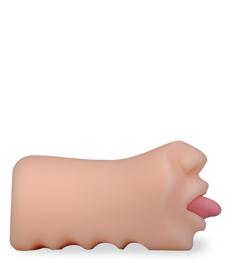 Bouche suceuse langue tirée Angie