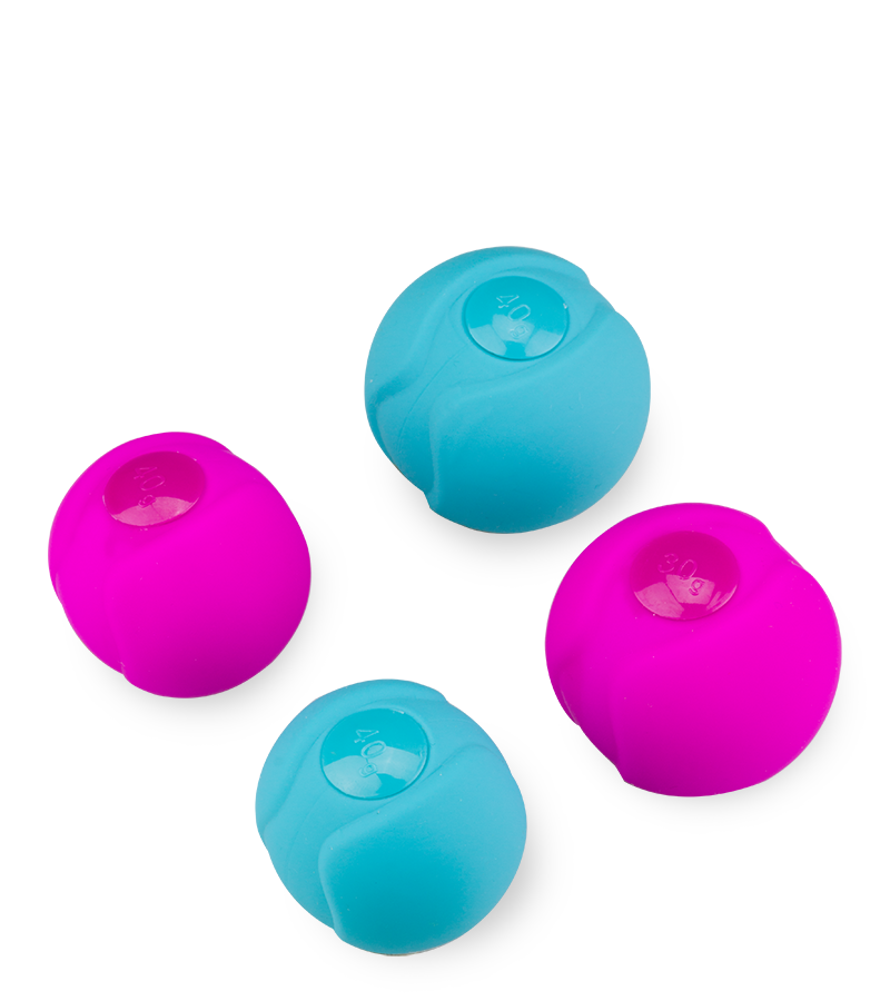 Boules de geisha silicone 2-en-1