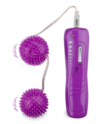 Boules de geisha vibrantes roses à picots