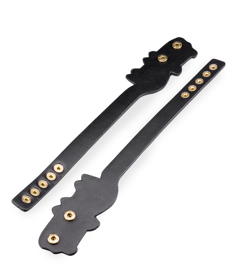 Bracelets de chevilles BDSM en similicuir chat