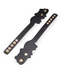 Charger l&#39;image dans la galerie, Bracelets de poignets BDSM en similicuir chat