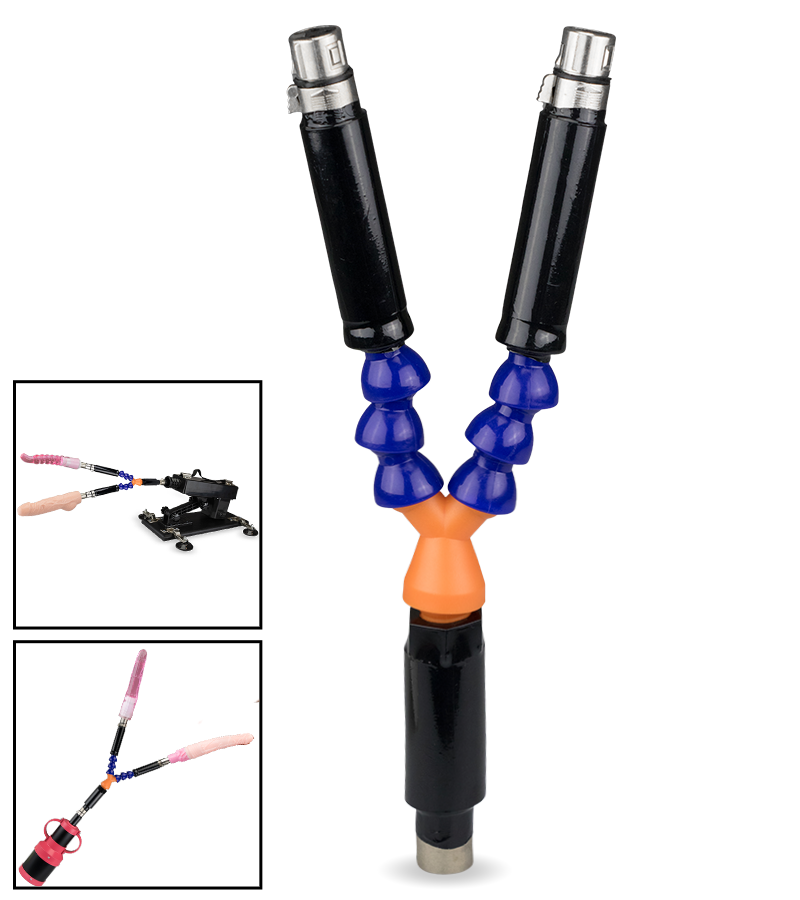 Bras pour double gode fucking machine anal ou vaginal