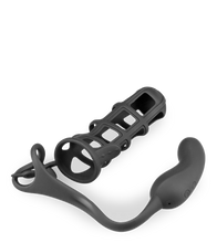 Charger l&#39;image dans la galerie, Cage à pénis cockring stimulateur prostate vibrant