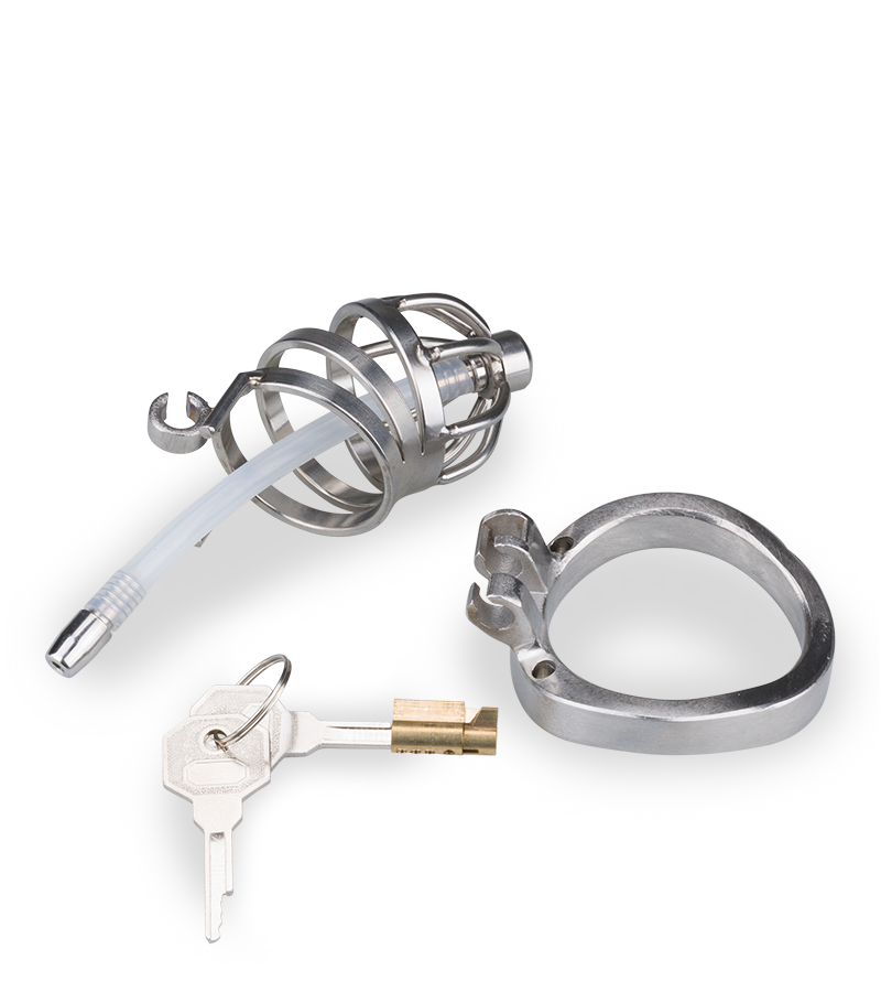 Cage à pénis courte avec sonde Judgment