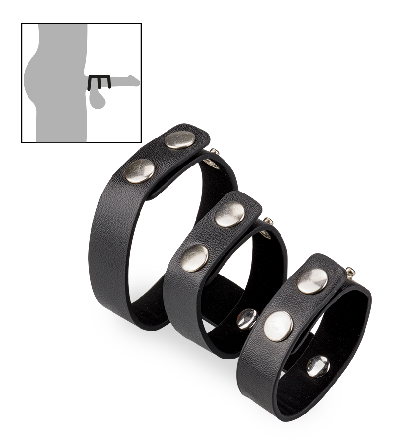 Cage à pénis en similicuir