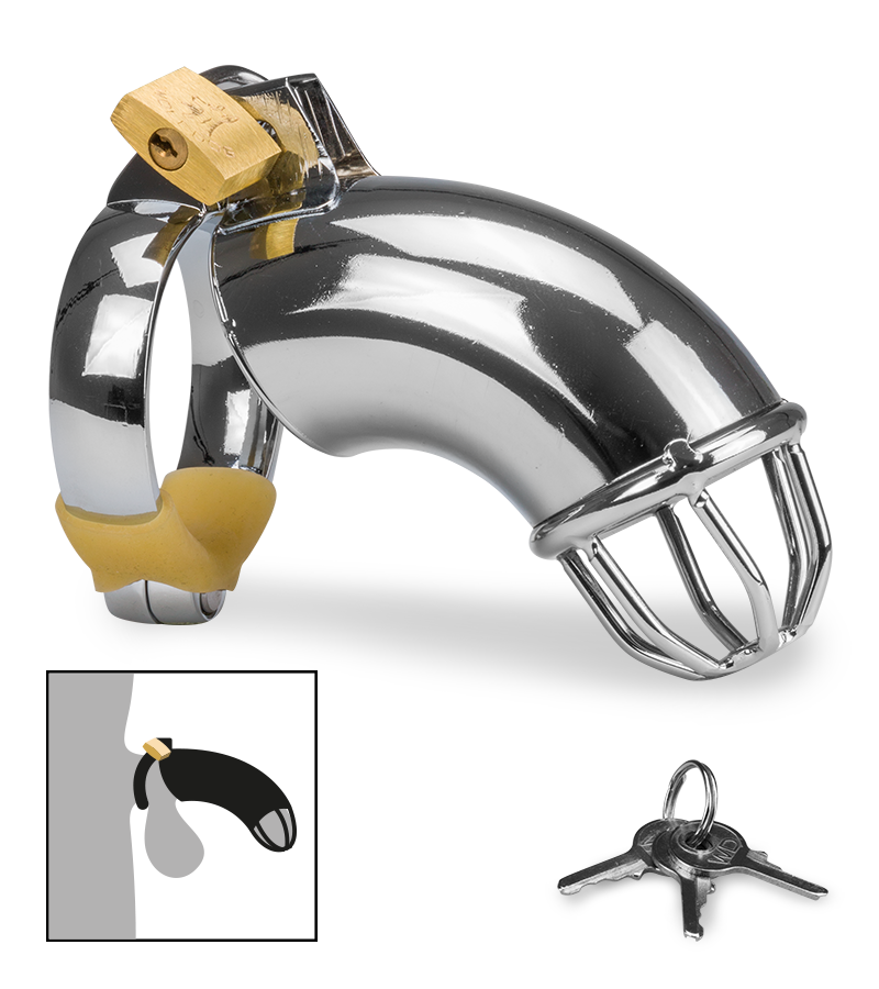 Cage de chasteté homme Turtleneck