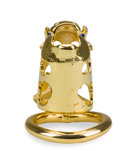 Charger l&#39;image dans la galerie, Cage de chasteté pénis astrologie chinoise Buffle Doré