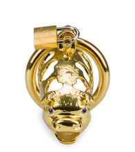 Charger l&#39;image dans la galerie, Cage de chasteté pénis astrologie chinoise Buffle Doré