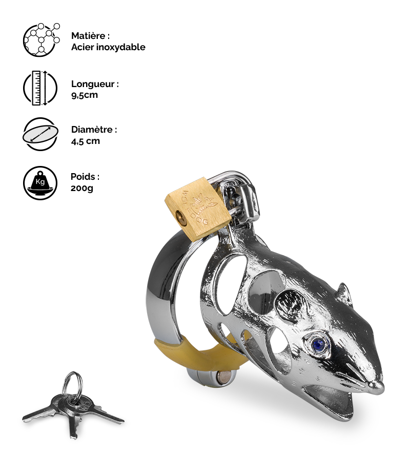 Cage de chasteté pénis astrologie chinoise Rat