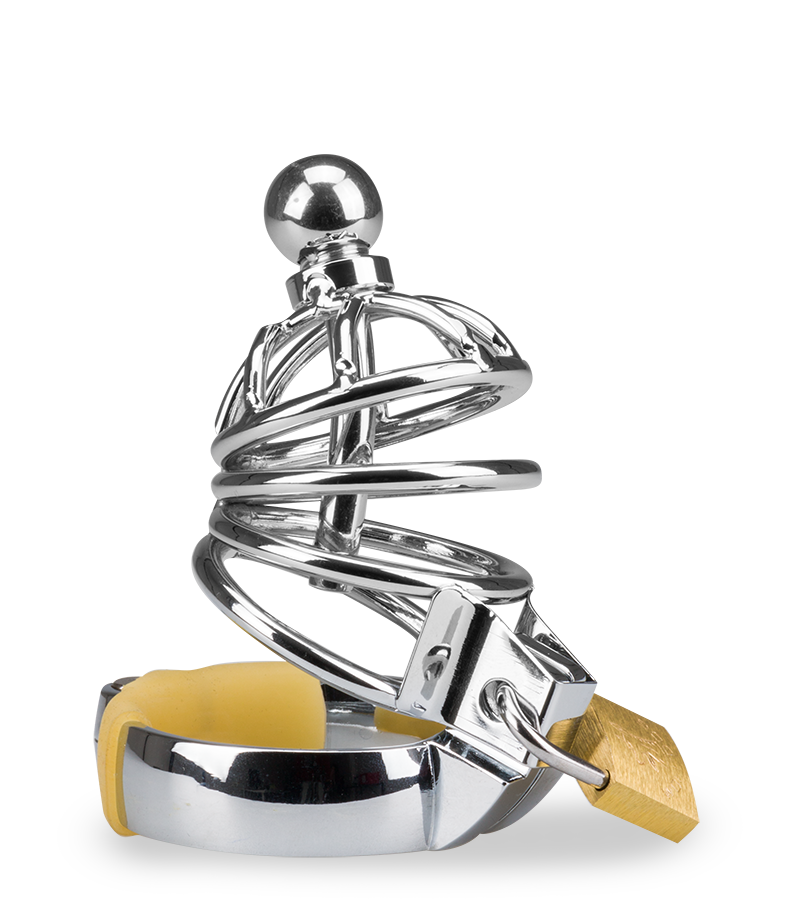 Cage de chasteté pénis et plug d&#039;urètre Alcatraz