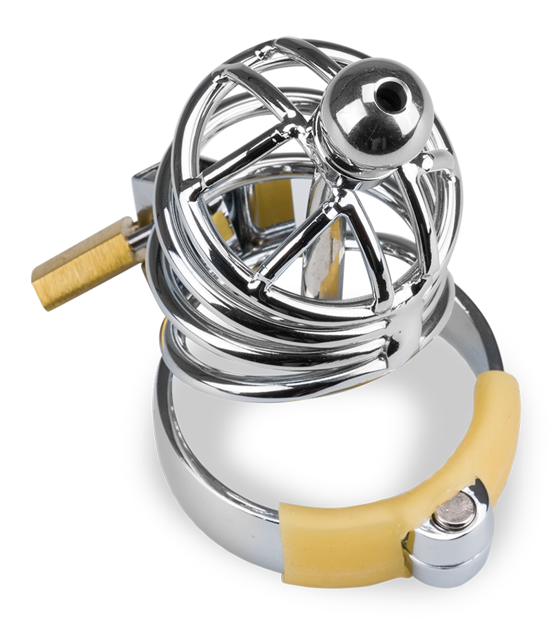 Cage de chasteté pénis et plug d&#039;urètre Alcatraz