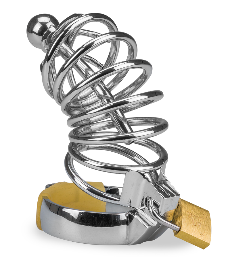 Cage de chasteté pénis et plug d&#039;urètre Guantanamo