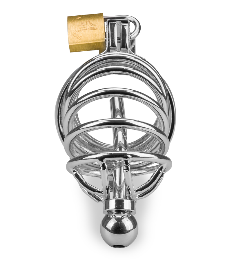 Cage de chasteté pénis et plug d&#039;urètre Guantanamo