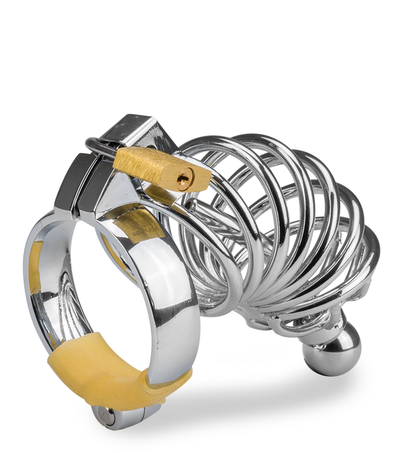 Cage de chasteté pénis et plug d&#039;urètre Guantanamo