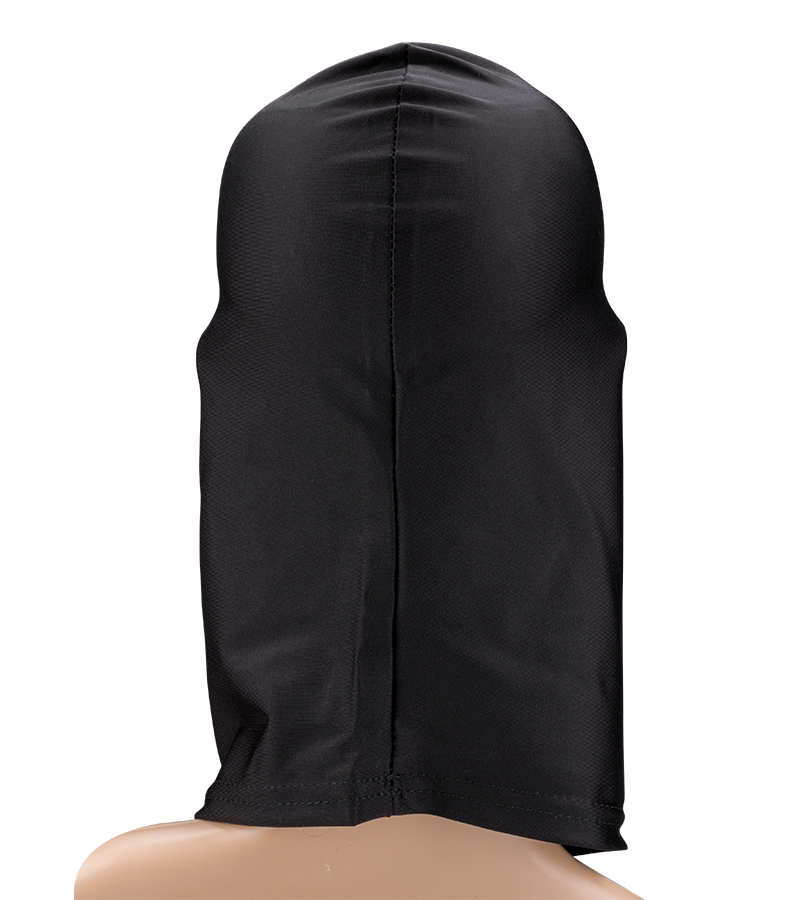 Cagoule BDSM avec grande ouverture pour les yeux
