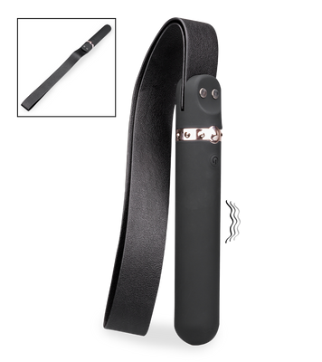 Ceinture de frappe avec manche vibromasseur