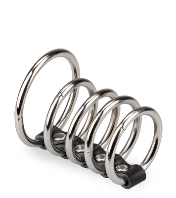 Cinq anneaux cockring métal