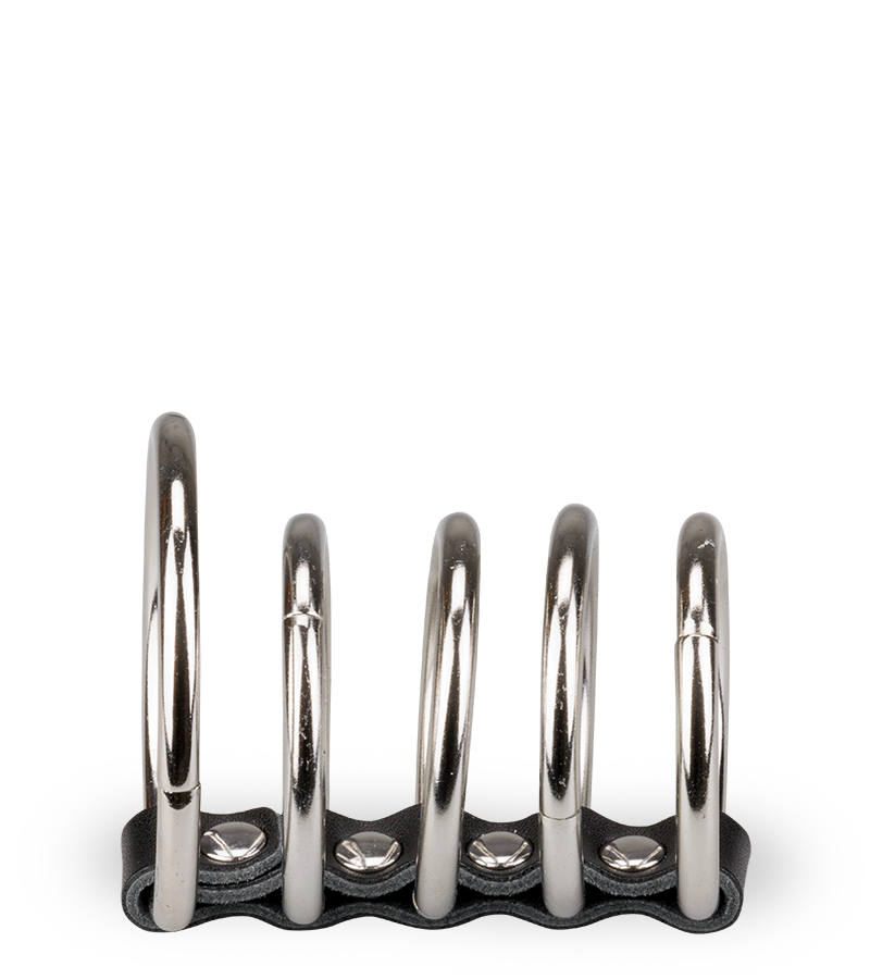 Cinq anneaux cockring métal