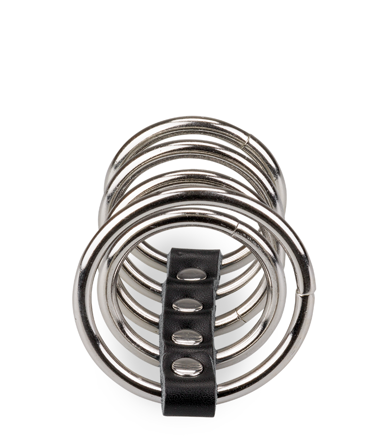 Cinq anneaux cockring métal