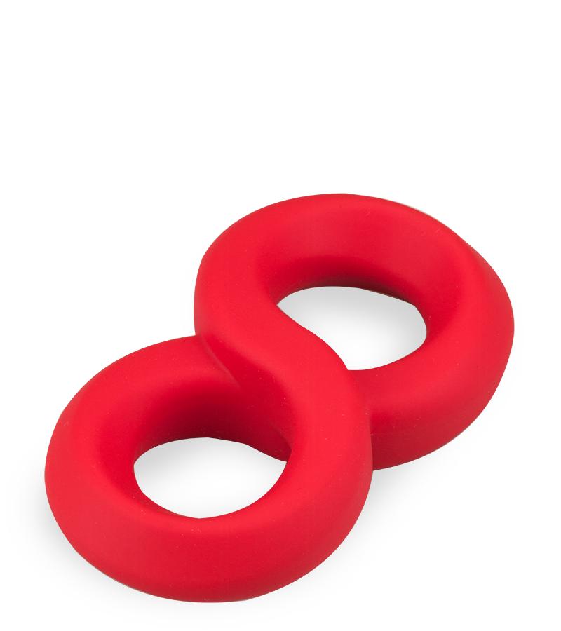 Cockring double en silicone médical Julo
