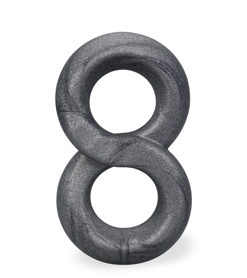 Cockring double en silicone médical Julo