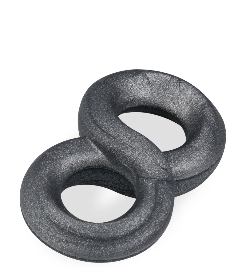 Cockring double en silicone médical Julo