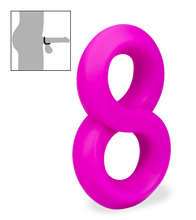 Charger l&#39;image dans la galerie, Cockring double en silicone médical Julo