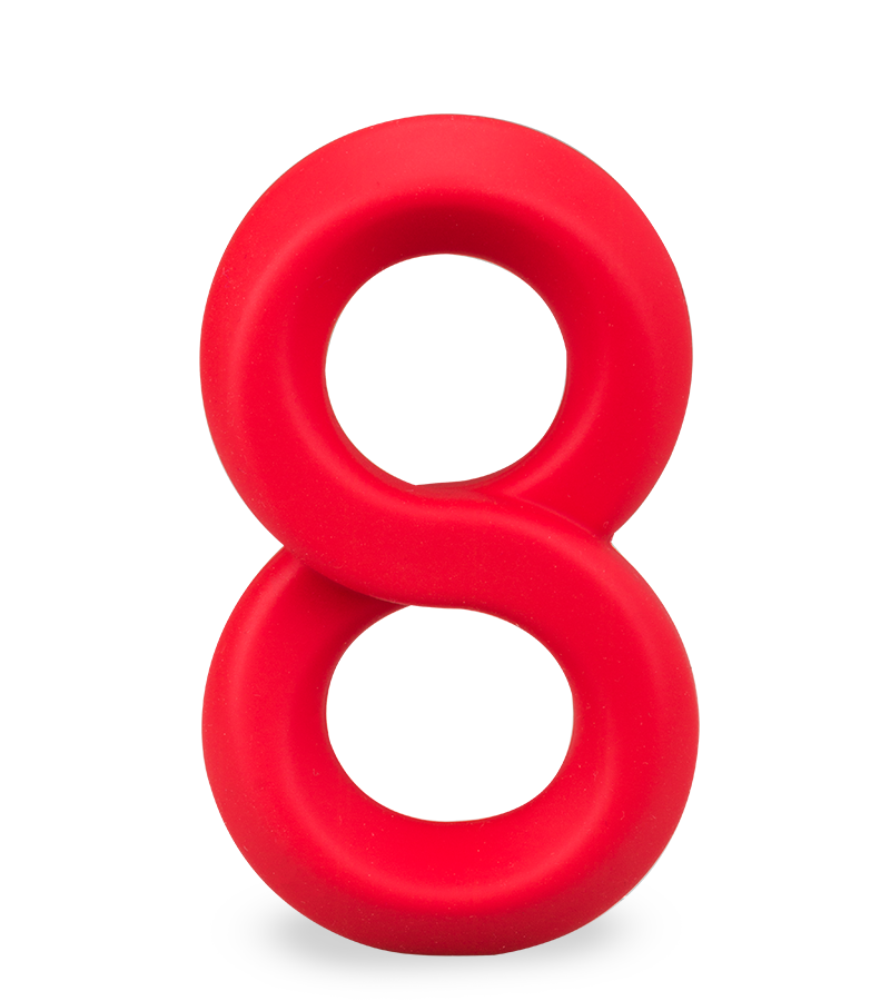 Cockring double en silicone médical Julo