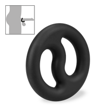 Charger l&#39;image dans la galerie, Cockring double en silicone médical Misly