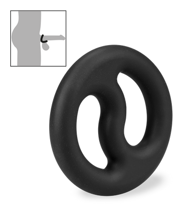 Cockring double en silicone médical Misly