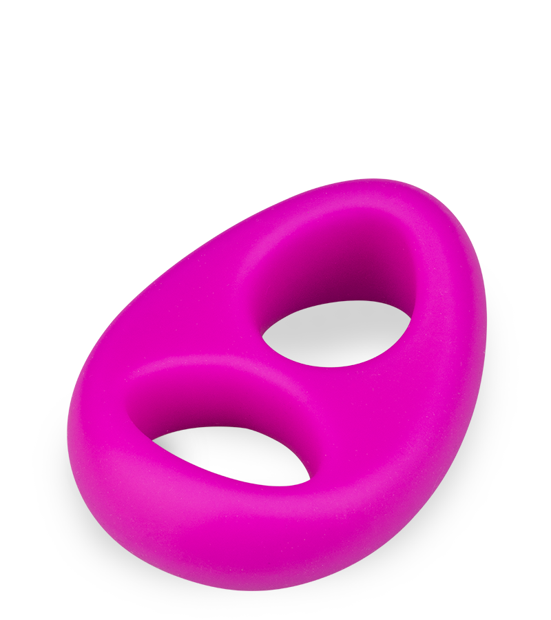 Cockring double en silicone médical Noot