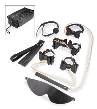 Charger l&#39;image dans la galerie, Coffret BDSM 7 pièces style raffiné et trousse de rangement