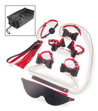 Coffret BDSM 7 pièces style raffiné et trousse de rangement