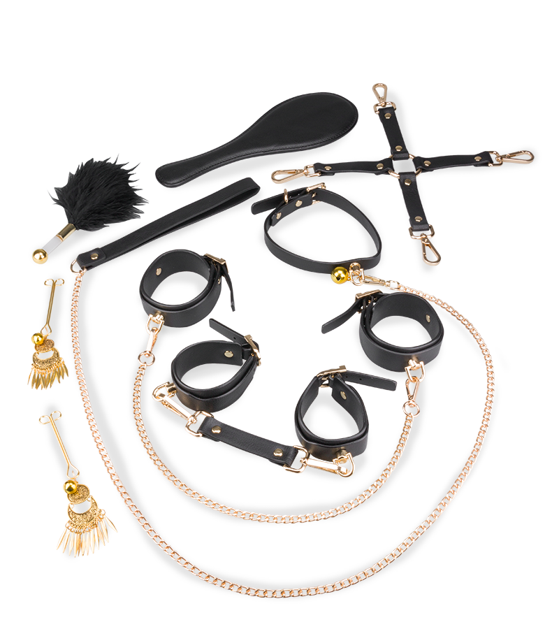Coffret BDSM élégant 8 pièces