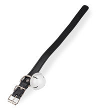 Charger l&#39;image dans la galerie, Collier en similicuir avec gros grelot