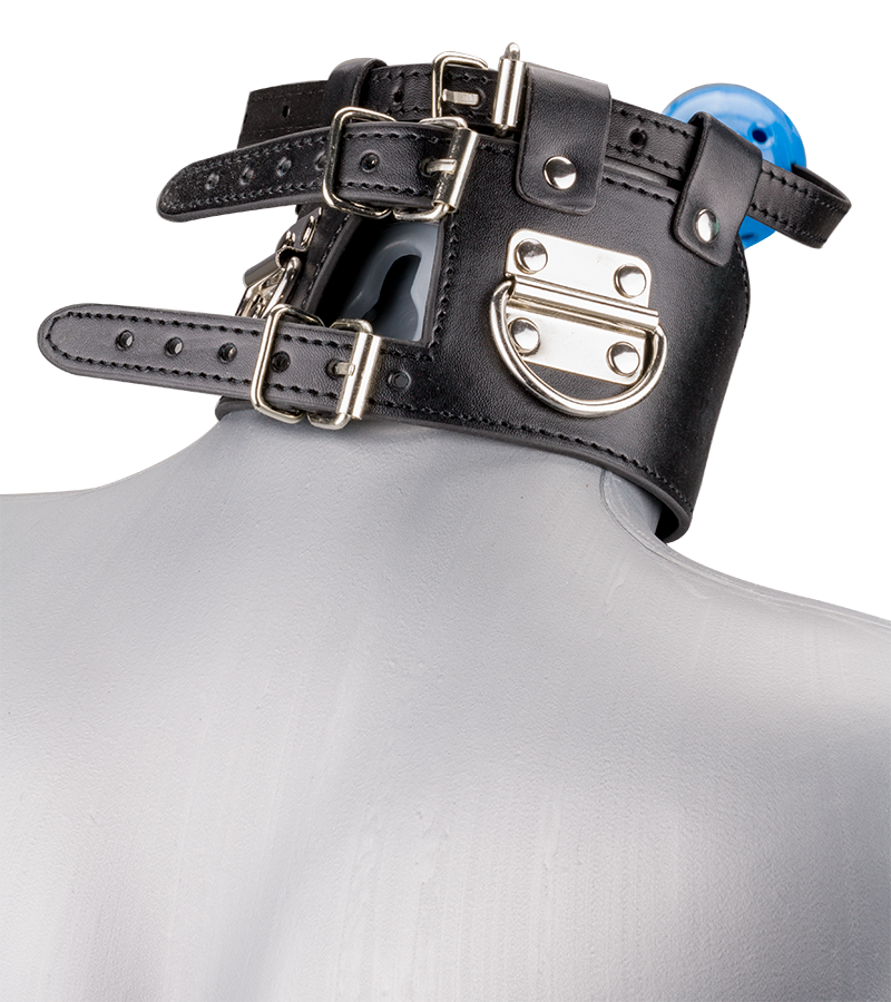 Collier gag-ball bâillon BDSM