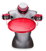 Charger l&#39;image dans la galerie, Contraintes cou et poignets avec plateau pour esclave