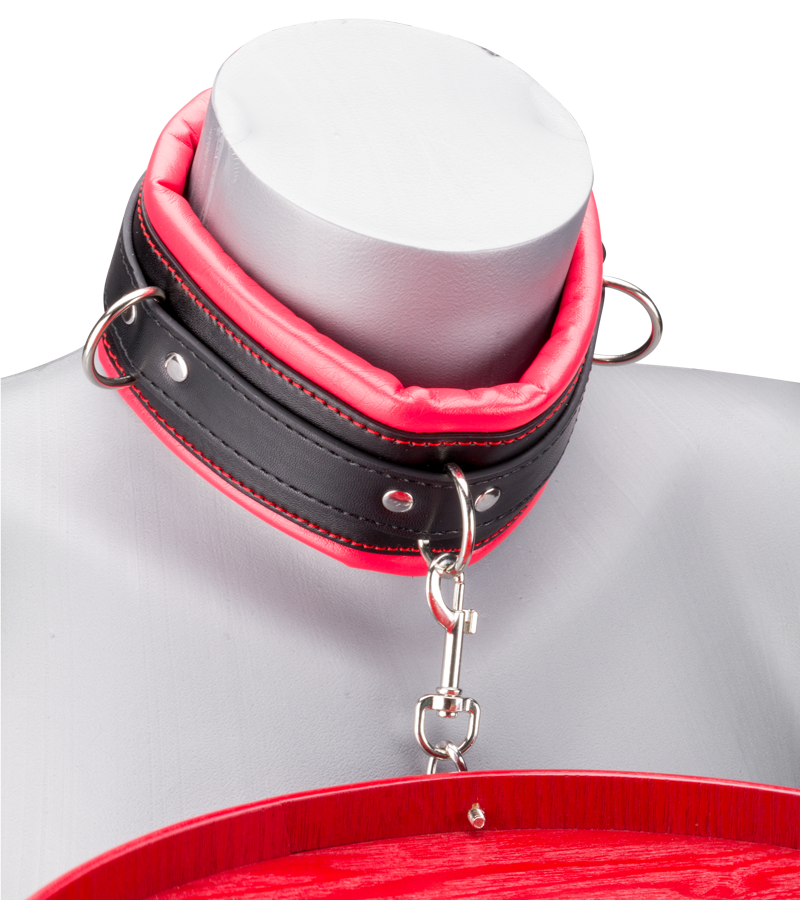 Contraintes cou et poignets avec plateau pour esclave