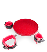 Charger l&#39;image dans la galerie, Contraintes cou et poignets avec plateau pour esclave